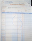 Fiche de suivi du dossier du GUCE